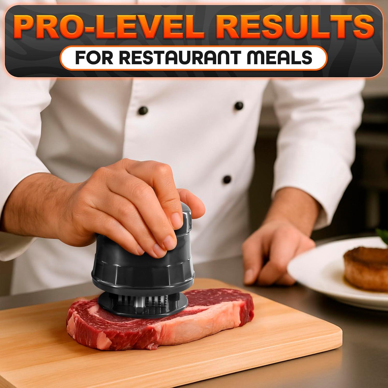 Ablandador de Carne Koncle de Acero Inoxidable con 56 Agujas