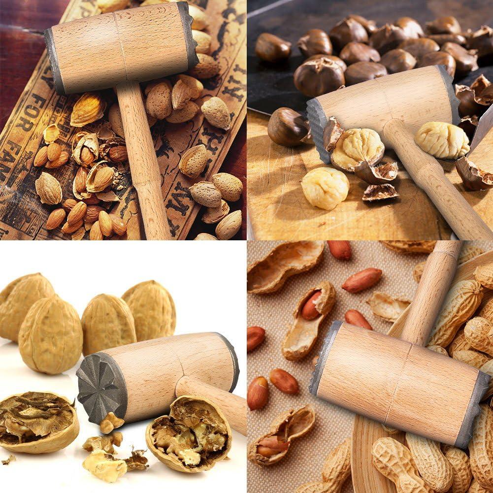 Martillo de Madera GLOGLOW para Ablandar Carne 252g