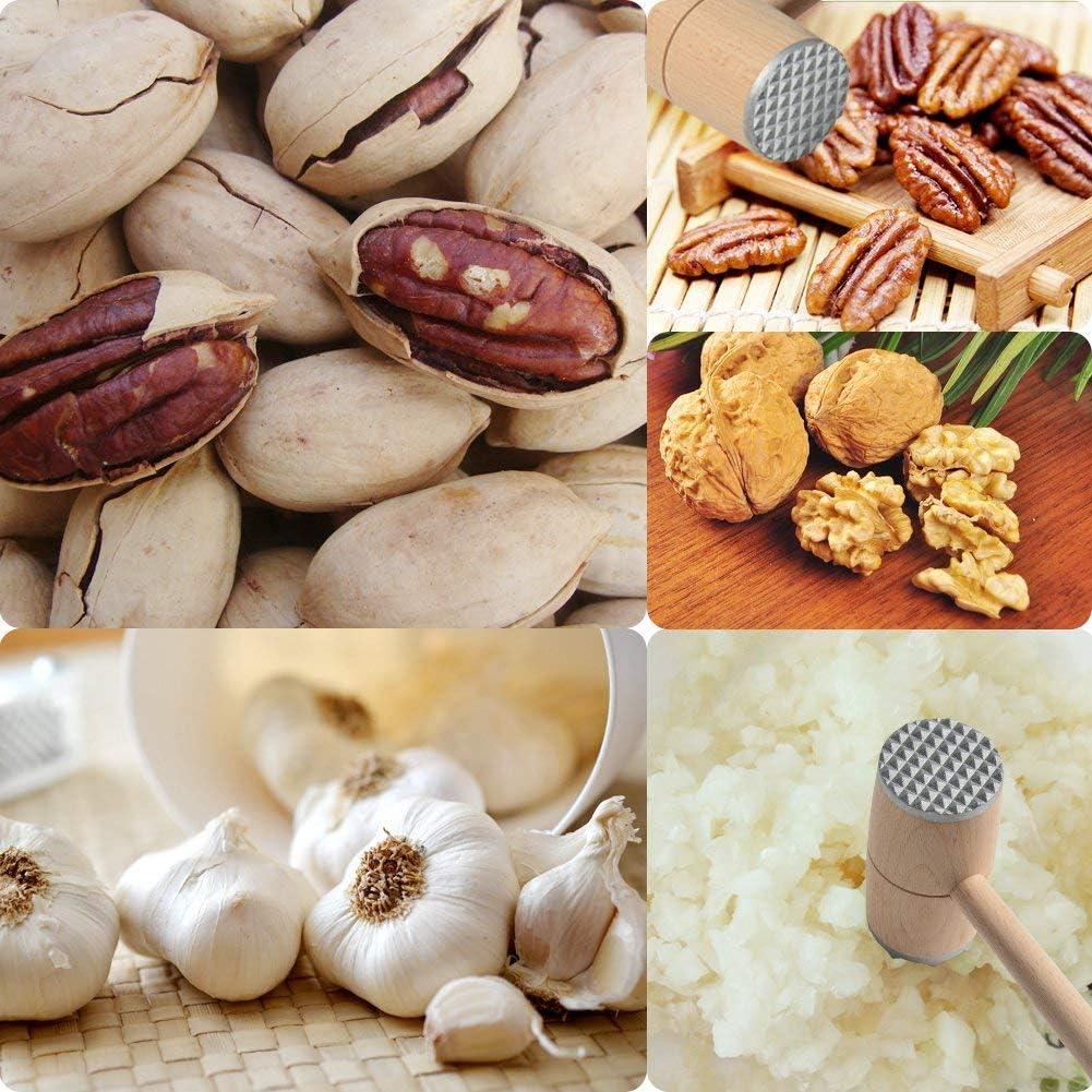 Martillo de Madera GLOGLOW para Ablandar Carne 252g