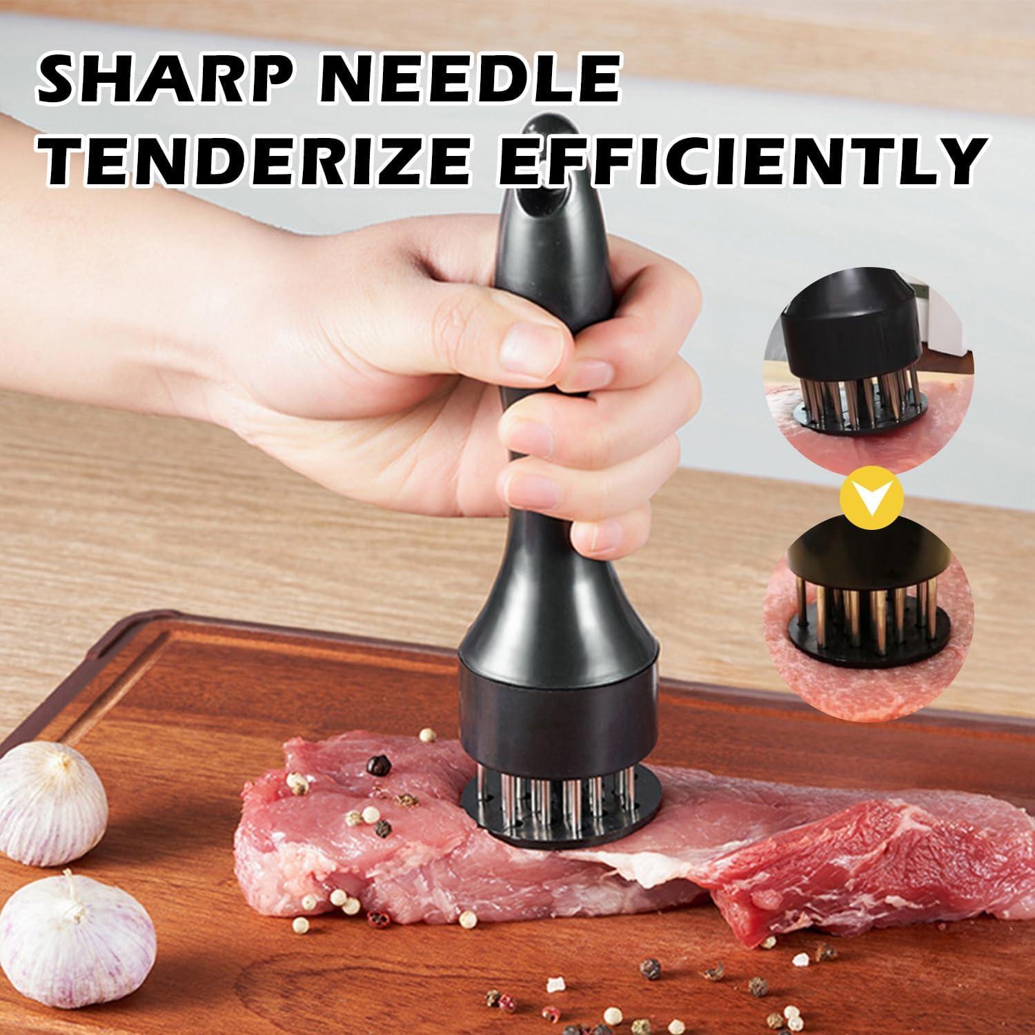 Ablandador de Carne QIYUDA 21 Agujas Acero Inoxidable 82g