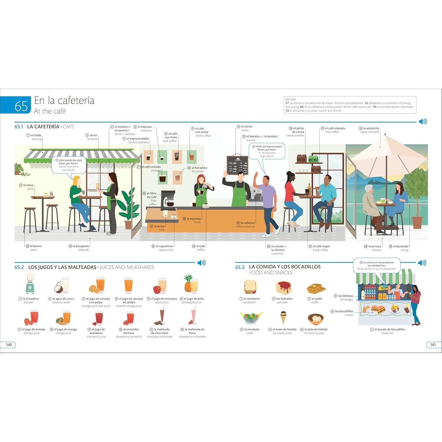 Spanish - English Illustrated Dictionary: A Bilingual Visual Guide to Over 10,000 Spanish Words and Phrases