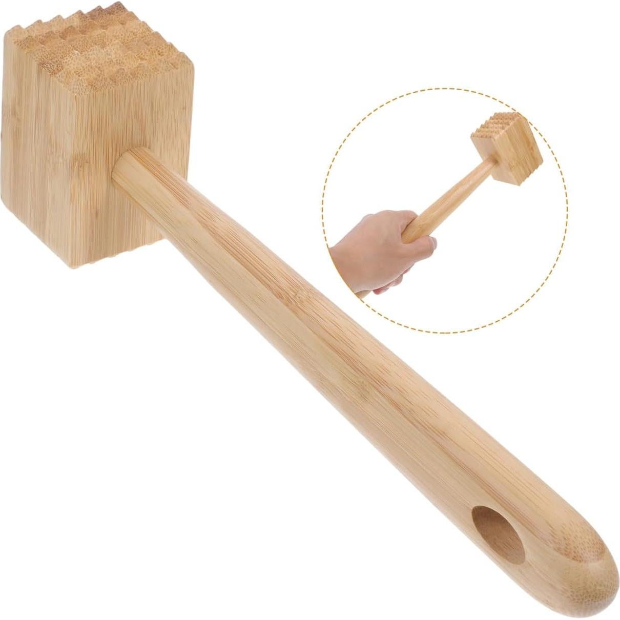 Mallet de Carne de Madera Pretyzoom - Martillo para Marinar
