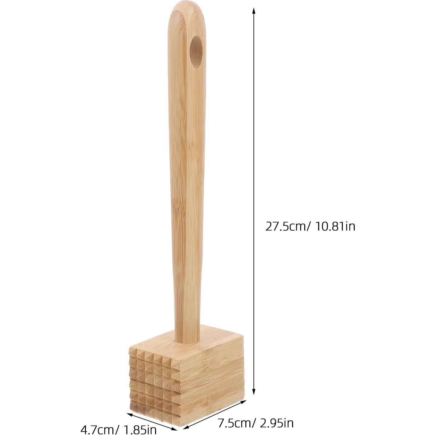Mallet de Carne de Madera Pretyzoom - Martillo para Marinar