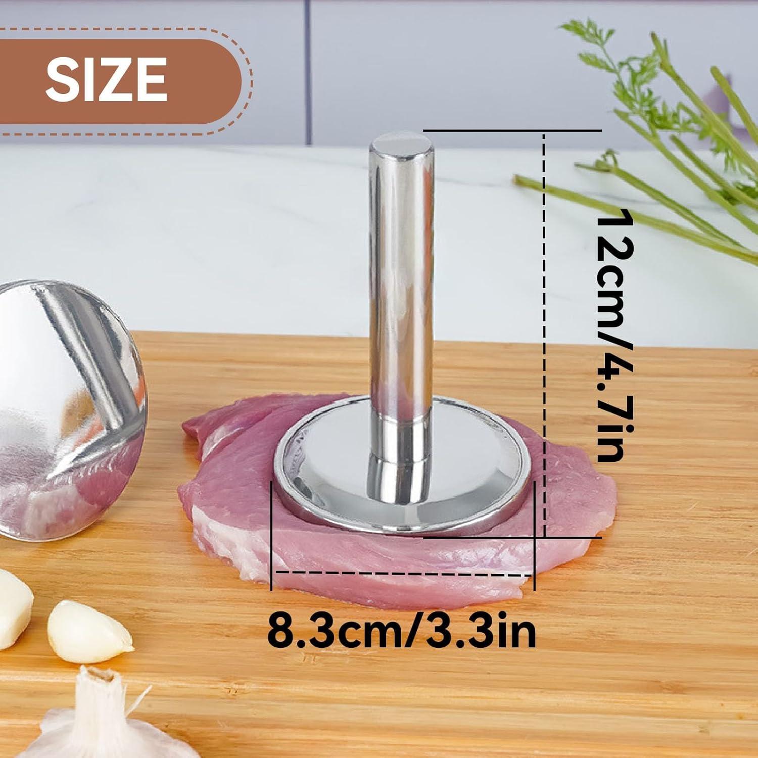 Martillo Aplanador de Carne Acero Inoxidable 560g Jwthee