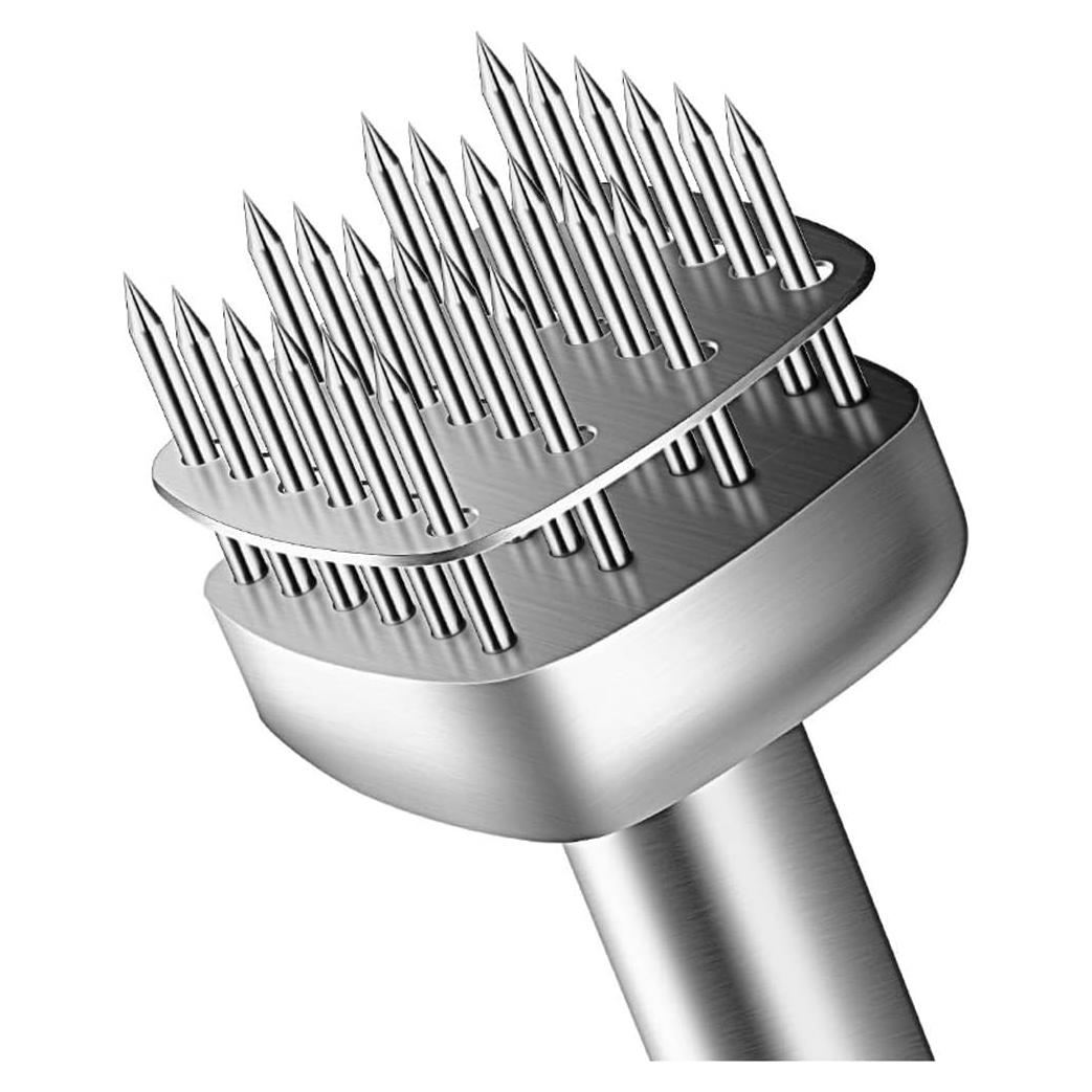 Ablandador de Carne AMPSEVEN Acero Inoxidable 24 Agujas 20.8cm