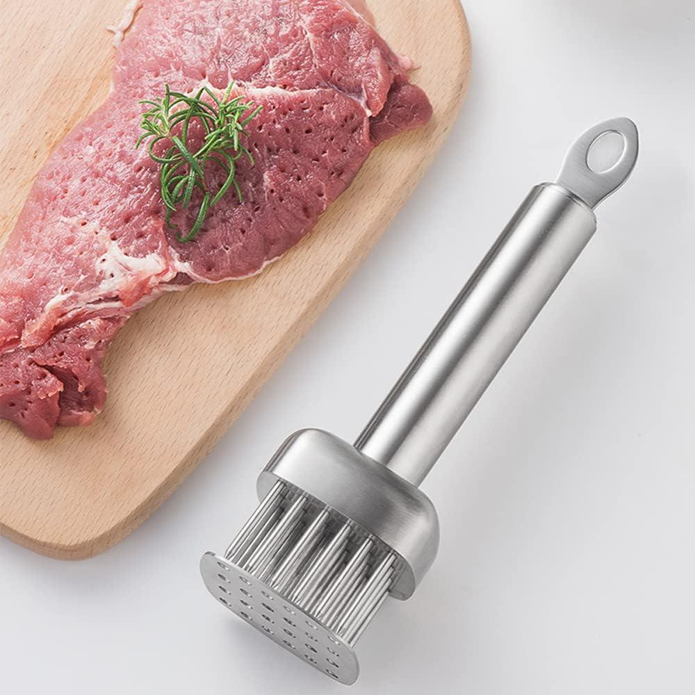 Ablandador de Carne AMPSEVEN Acero Inoxidable 24 Agujas 20.8cm