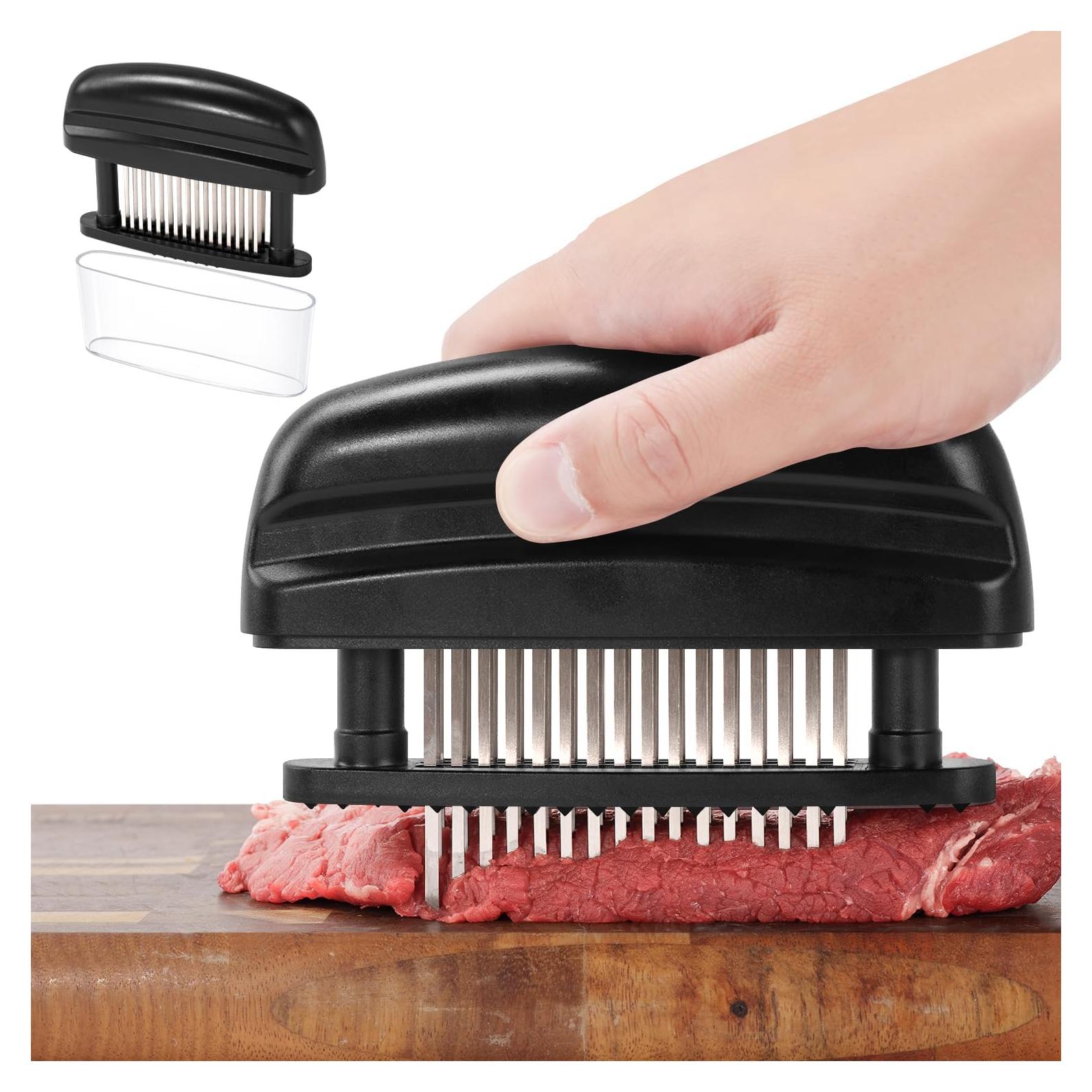 Ablandador de Carne KEOUKE con 48 Agujas de Acero Inoxidable