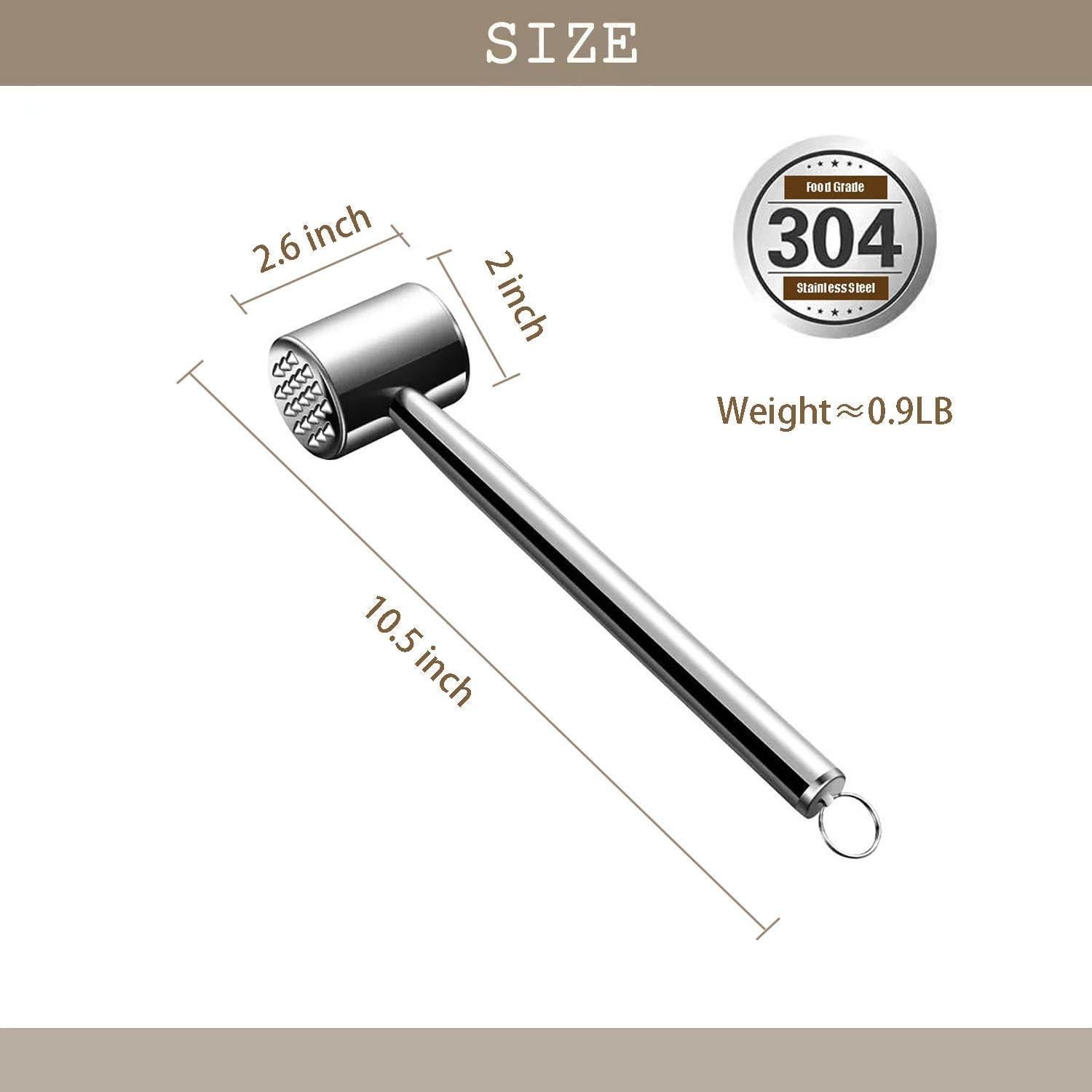 Ablandador de Carne Acero Inoxidable 304 FYUEROPA 26.67 cm