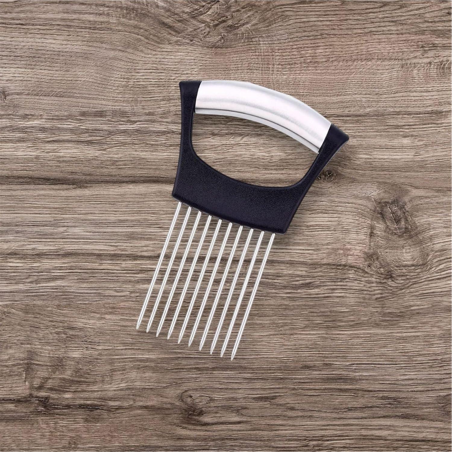 Soporte para Cebolla HIVIX - Paquete de 2 Herramientas de Acero Inoxidable