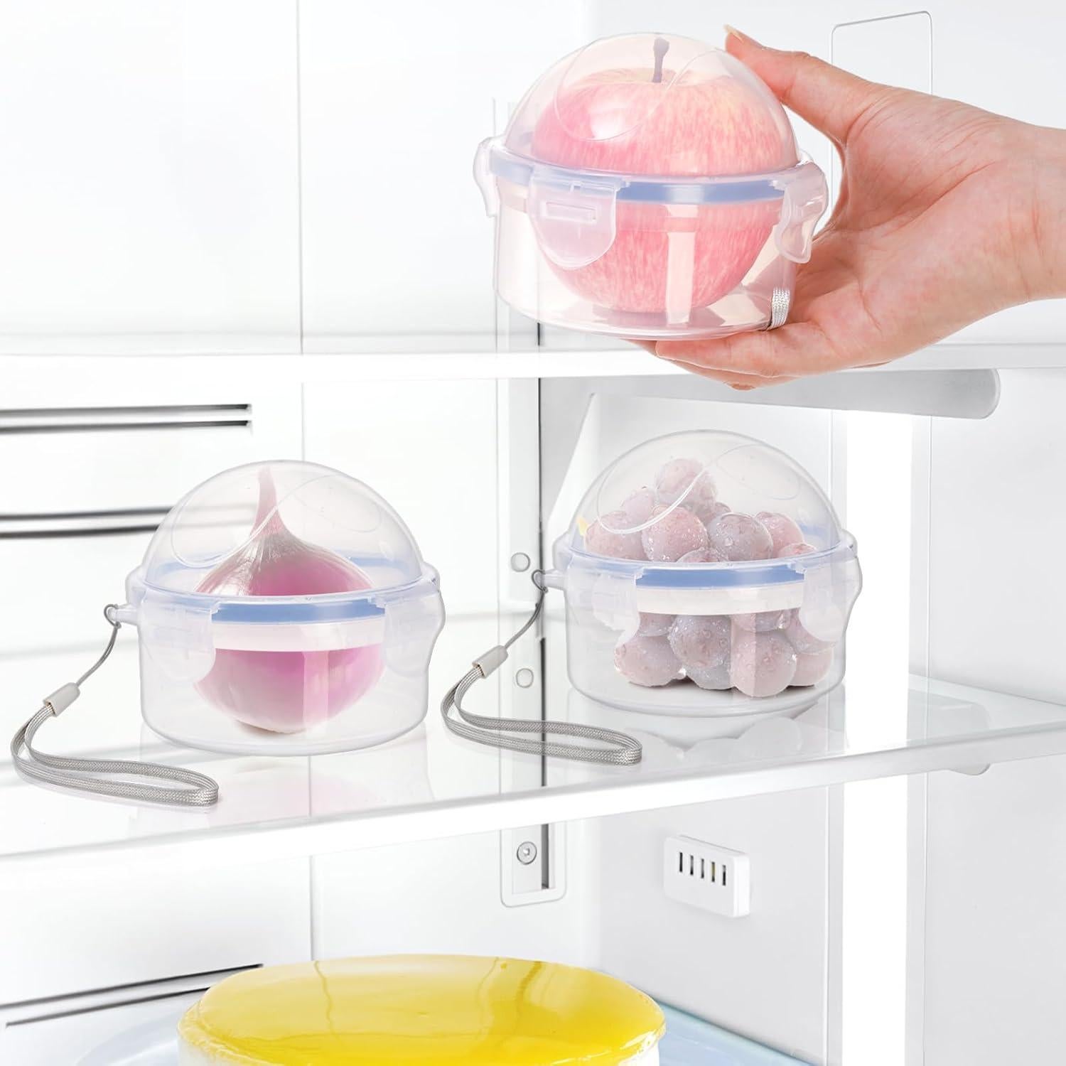 Paquete de 4 Contenedores de Almacenamiento Eorbow para Cebollas