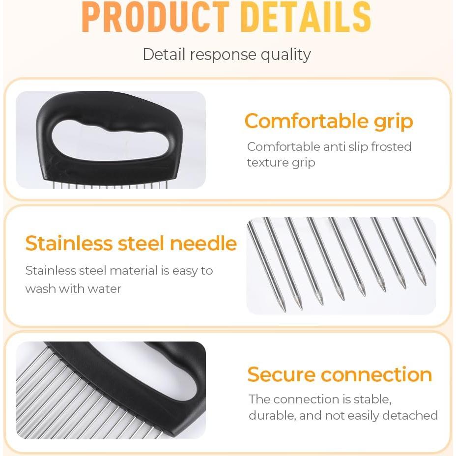 Cortador de Verduras WUSAIRX con Mango Antideslizante 12cm