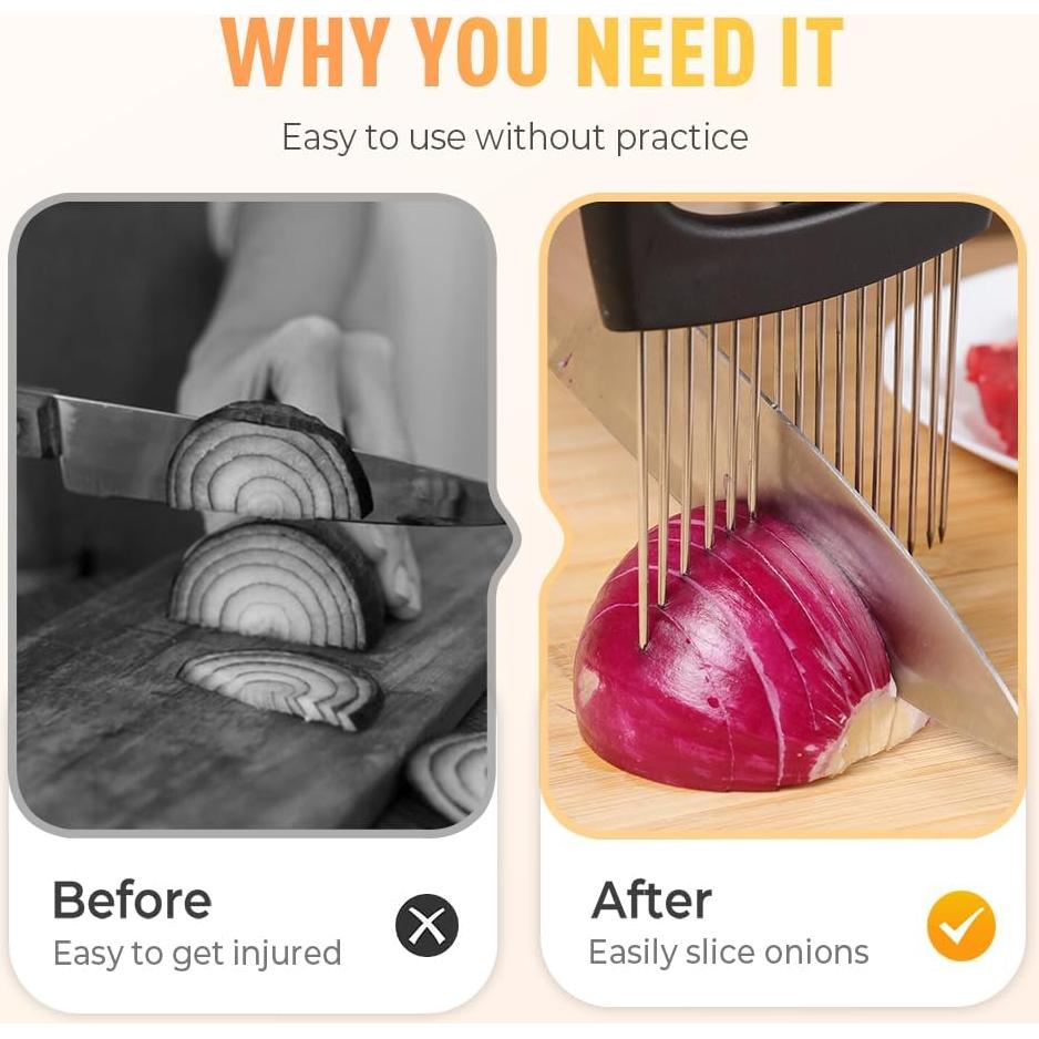 Cortador de Verduras WUSAIRX con Mango Antideslizante 12cm