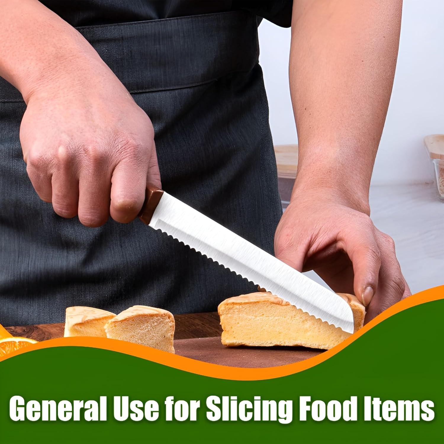 Cortador de cebolla UNIQUEPLUS con soporte y cuchillo de pan