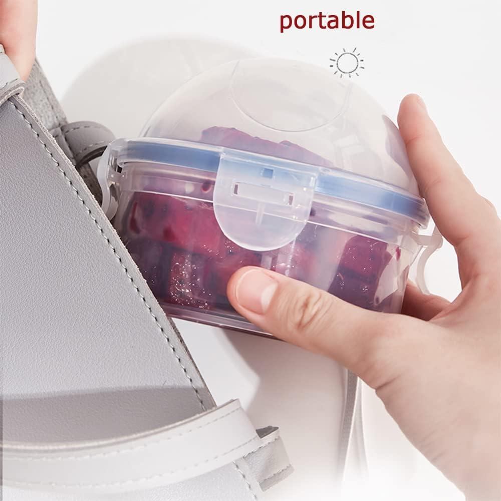 Contenedor de Almacenamiento de Frutas y Verduras 2 Pack - PP Grado Alimenticio