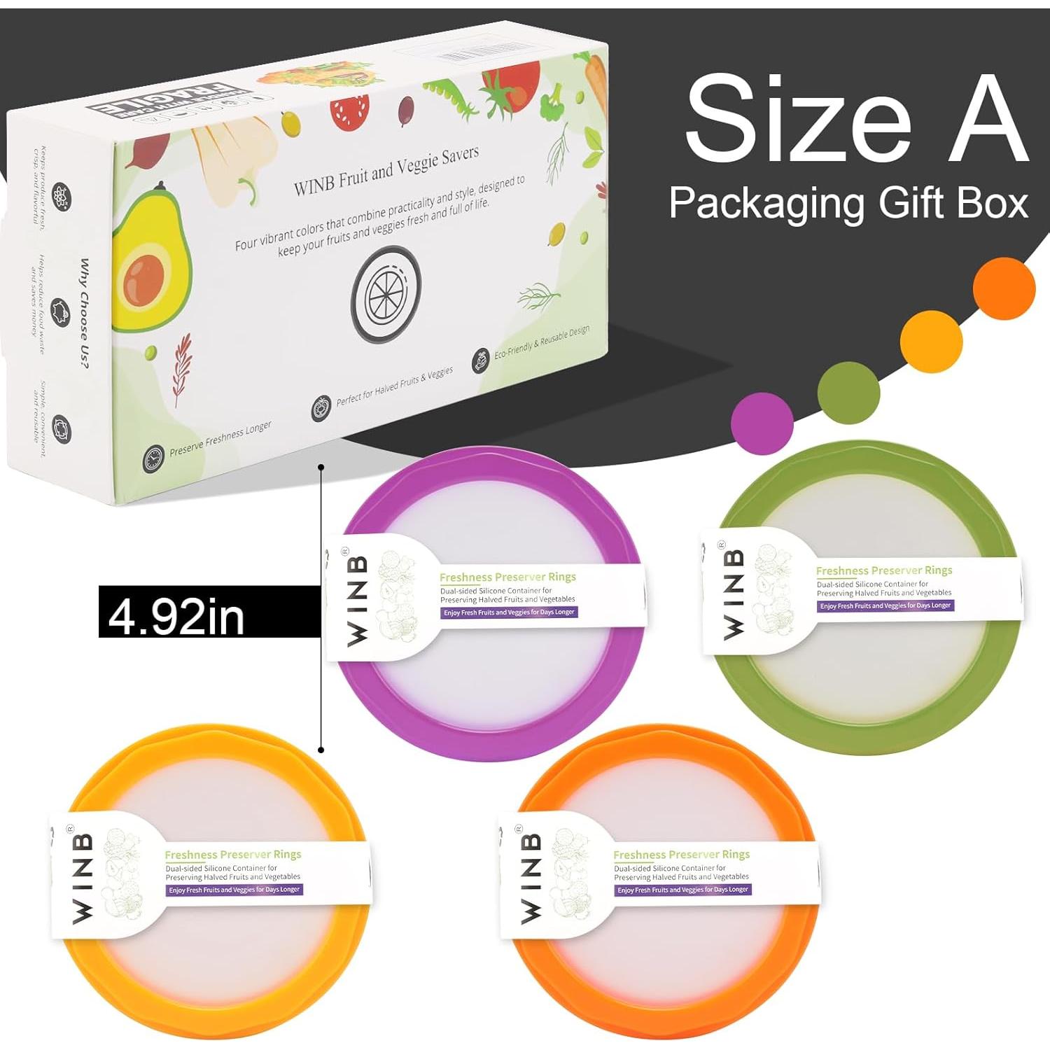 Conjunto de 4 Contenedores de Almacenamiento Twinboster