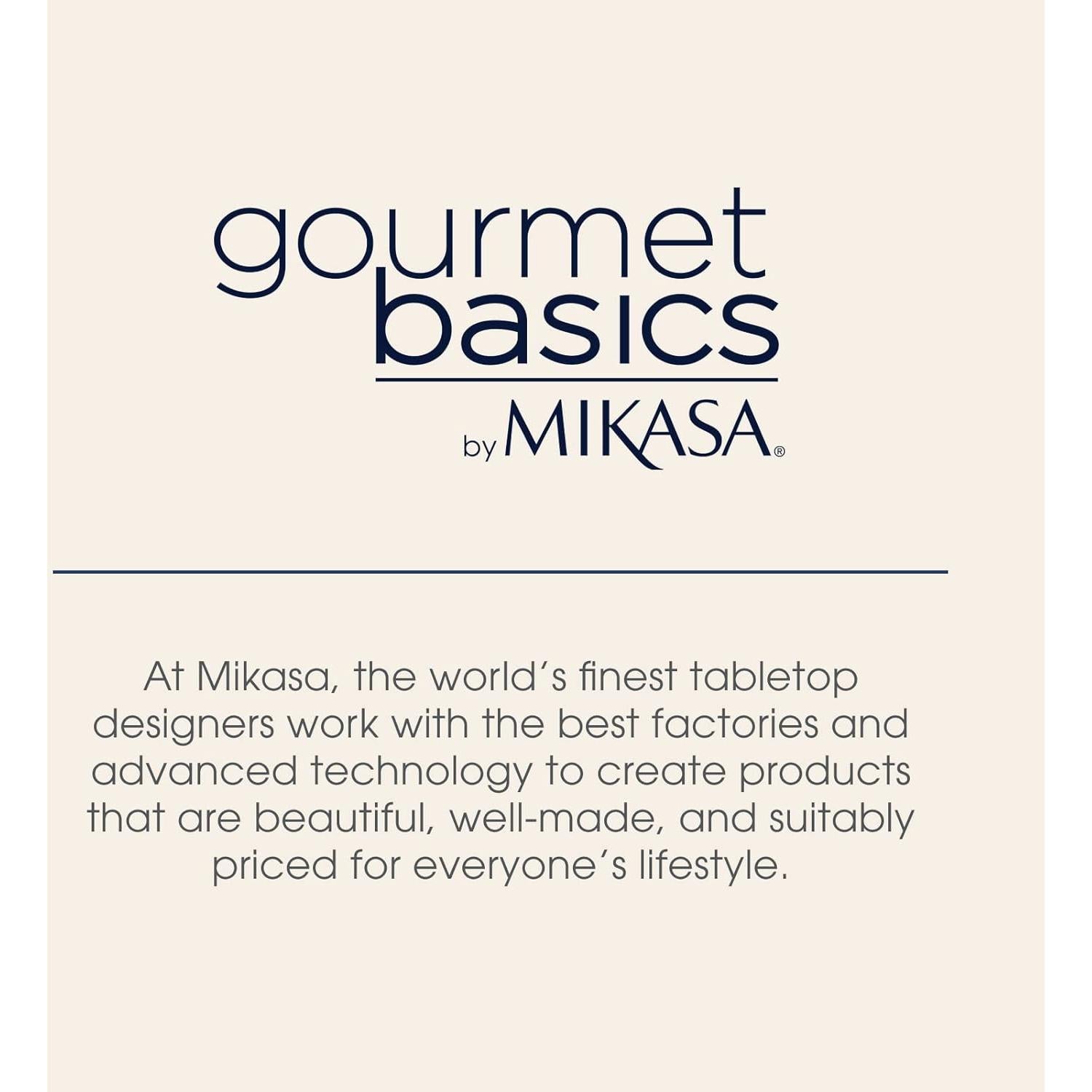 Cesta Redonda de Metal 2 Niveles Gourmet Basics Mikasa 35.56 cm