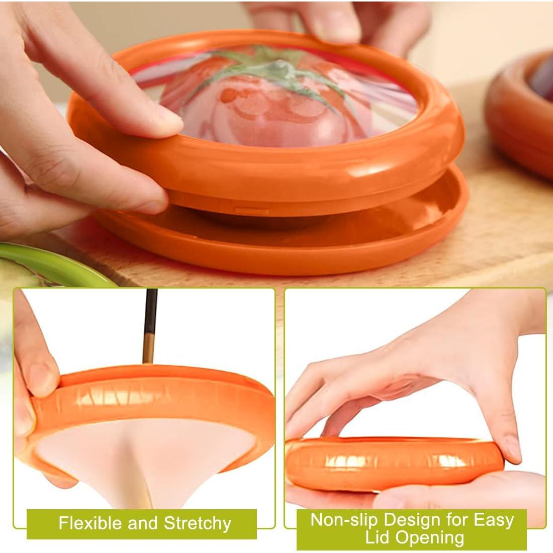 Contenedores de Almacenamiento LINXIU para Frutas y Verduras 2 Piezas