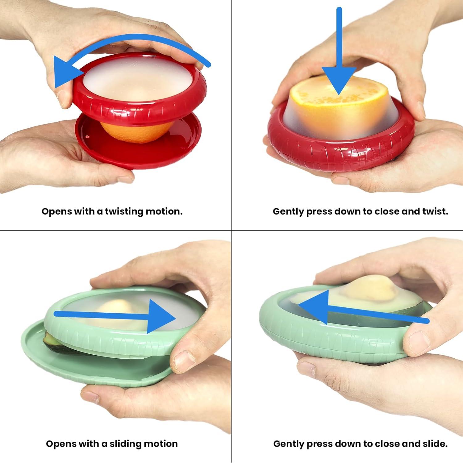 Contenedor de Almacenamiento de Frutas AWLGAK en Forma de Manzana