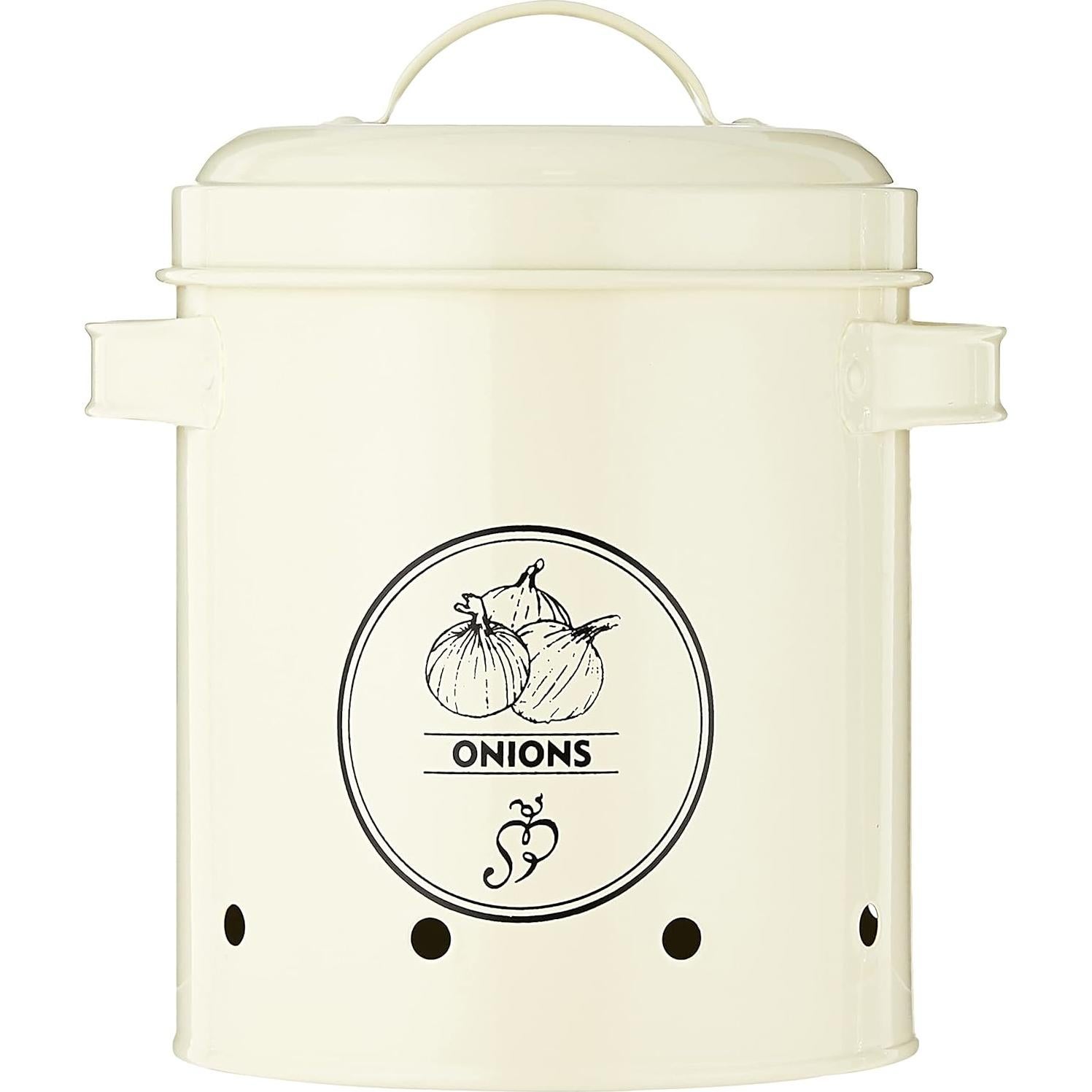 Lata de Almacenamiento de Cebollas Esschert Design 1.93L