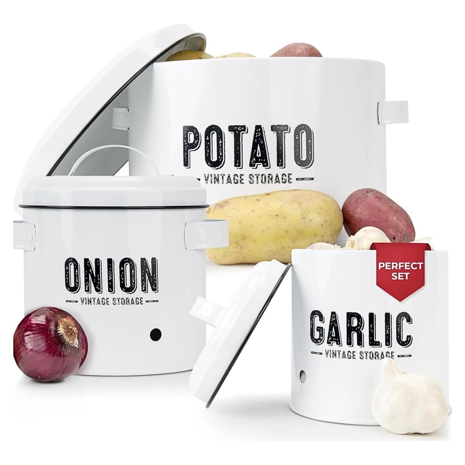 Conjunto de Almacenamiento de Verduras Granrosi - 3 Contenedores