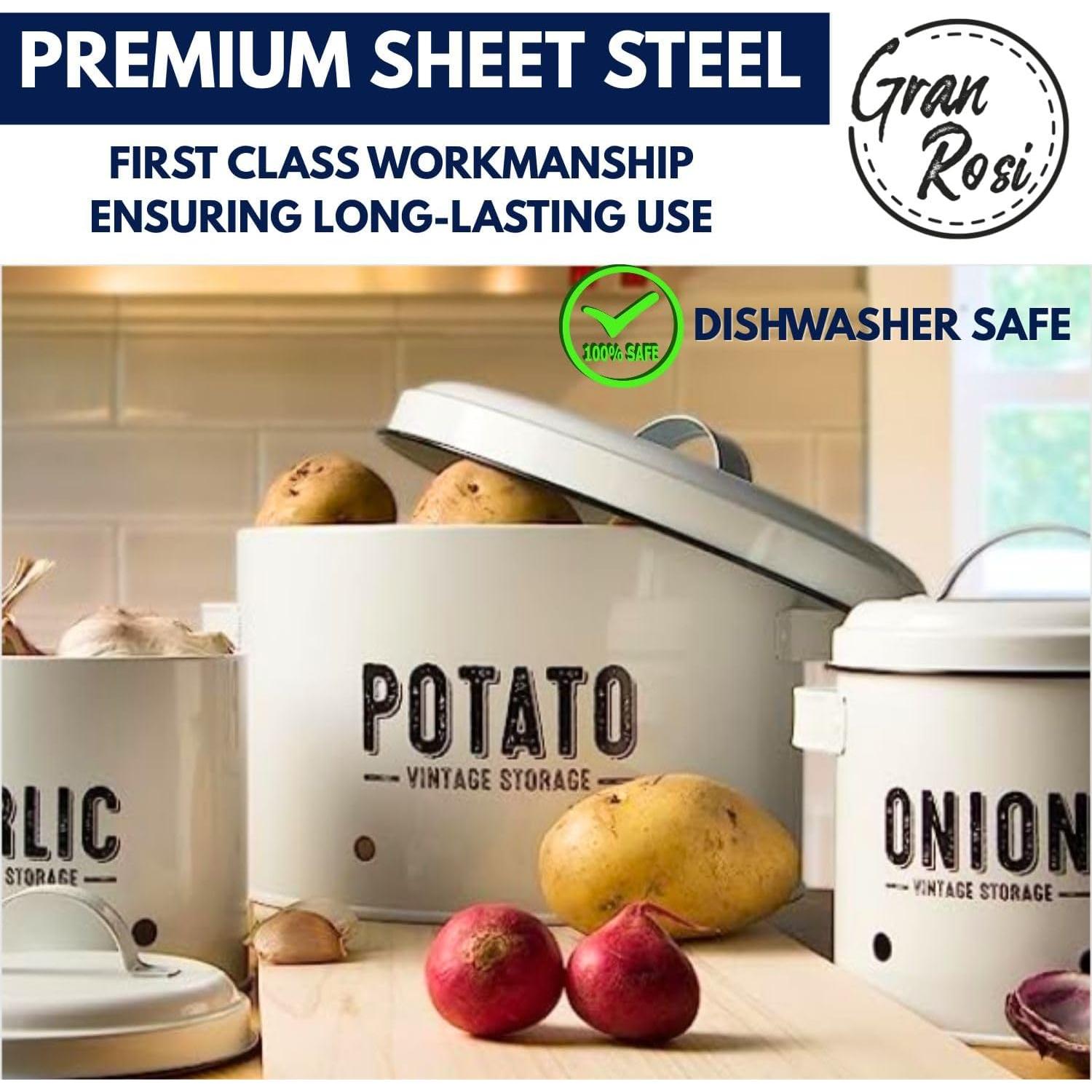 Conjunto de Almacenamiento de Verduras Granrosi - 3 Contenedores