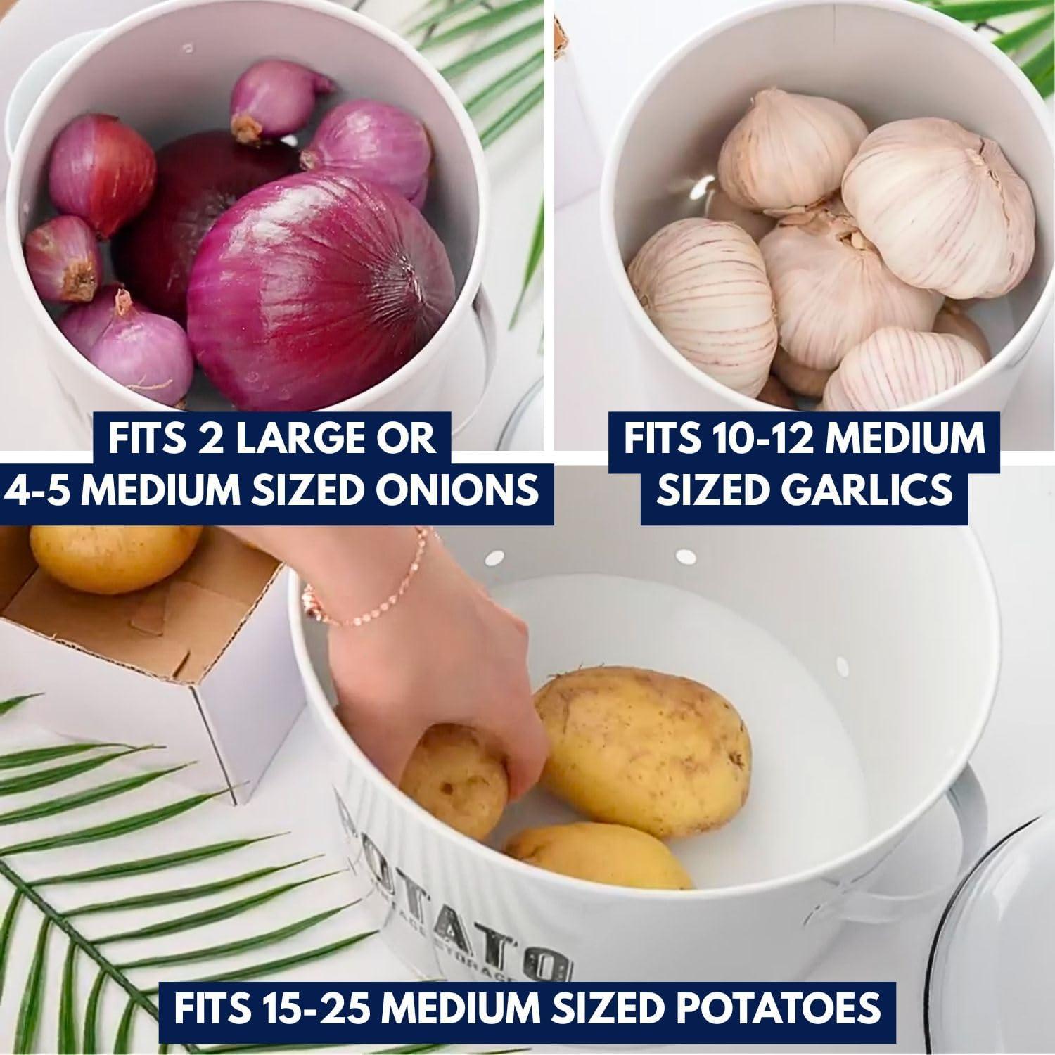 Conjunto de Almacenamiento de Verduras Granrosi - 3 Contenedores