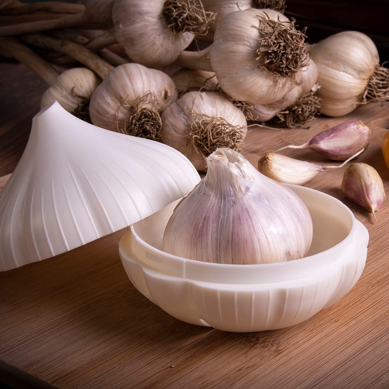 Set de 4 Ahorradores de Alimentos Hutzler - Cebolla, Tomate, Ajo