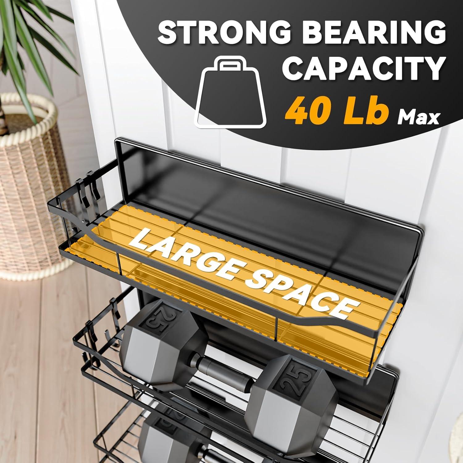 Estantes Magnéticos Bwesdero 8PCS Organizador Sin Taladro 5kg