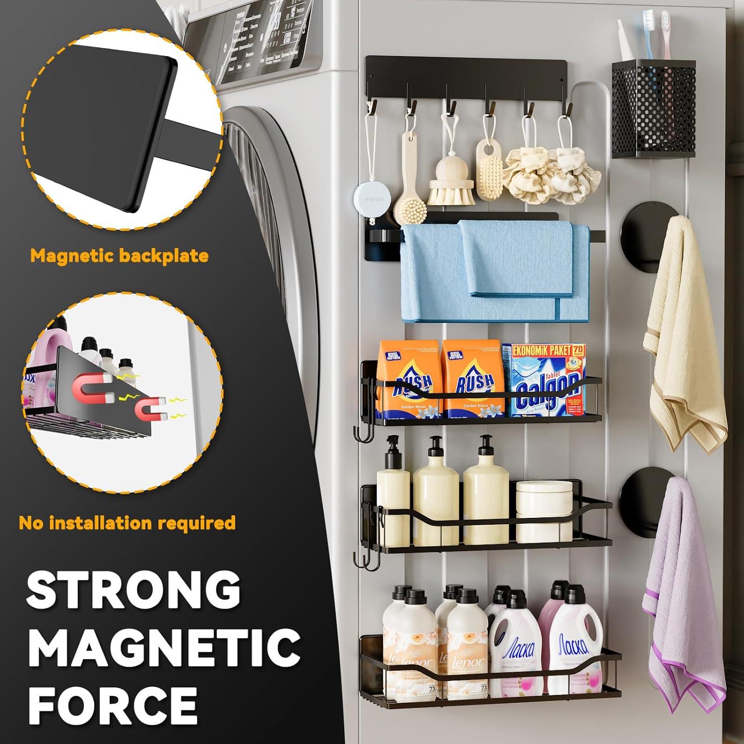 Estantes Magnéticos Bwesdero 8PCS Organizador Sin Taladro 5kg