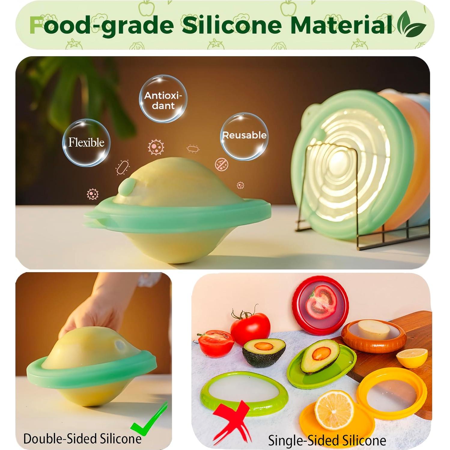 Contenedores de Almacenamiento de Silicona Ritastar - 2 Unidades