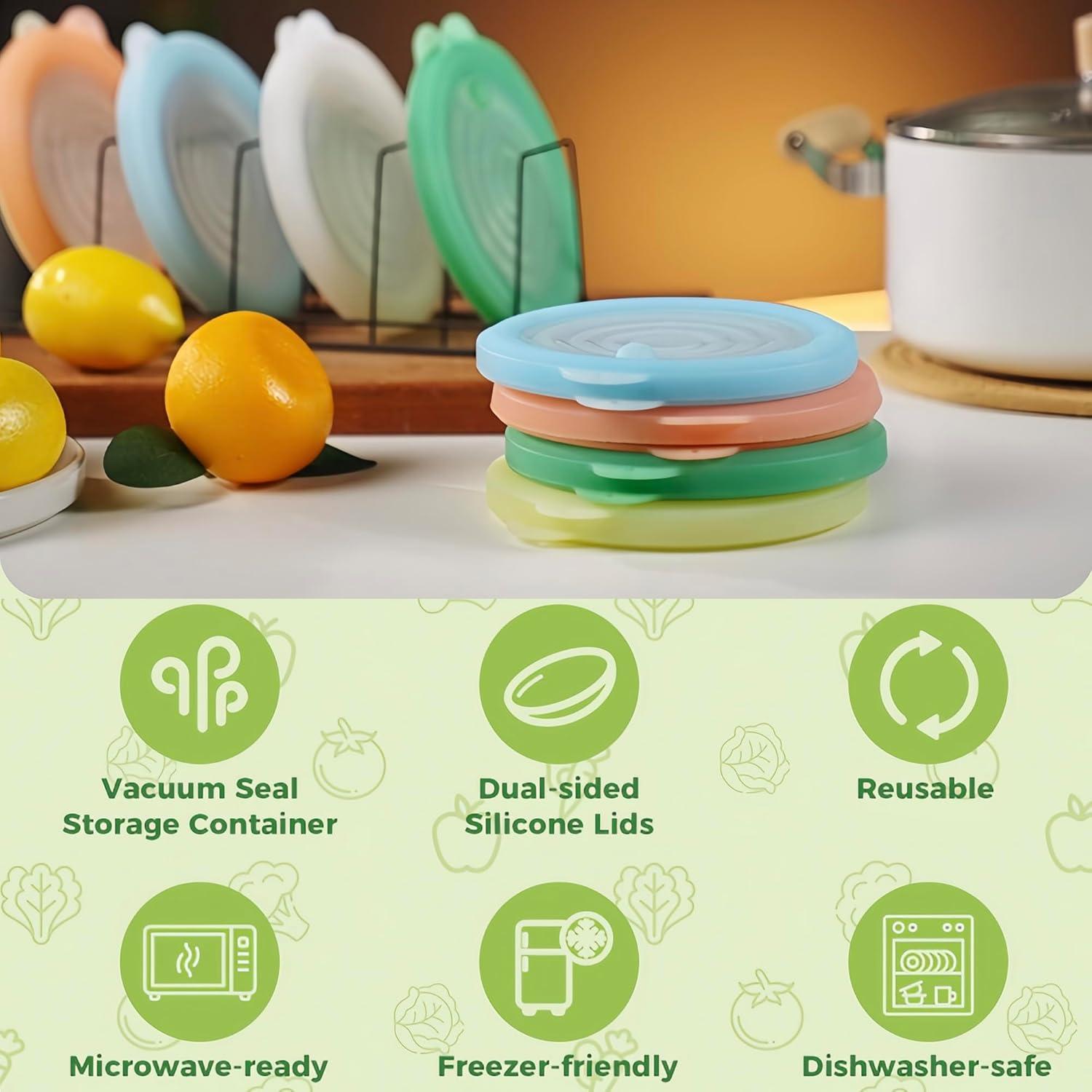 Contenedores de Almacenamiento de Silicona Ritastar - 2 Unidades