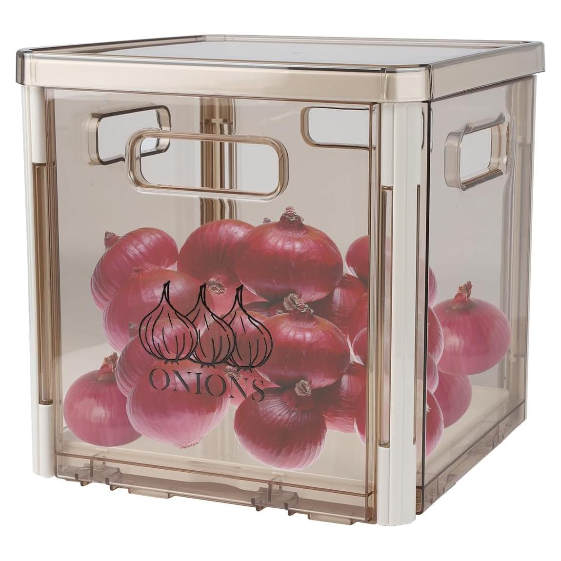 Contenedor de Almacenamiento Xbopetda para Cebollas y Papas 26.7cm