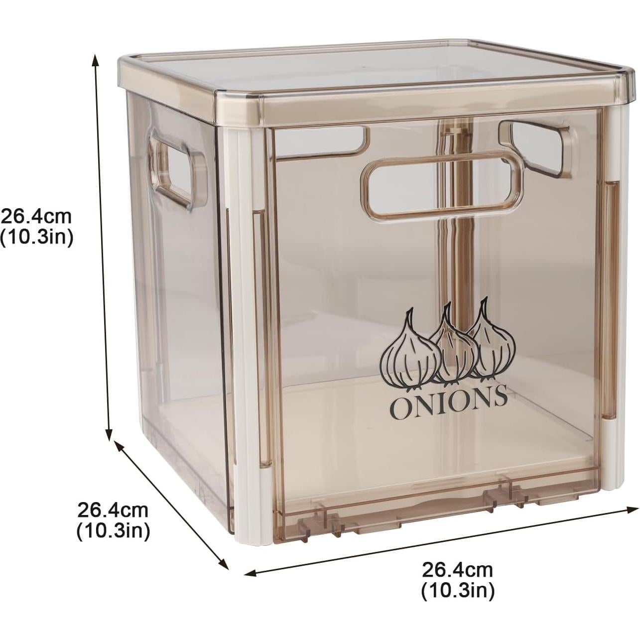 Contenedor de Almacenamiento Xbopetda para Cebollas y Papas 26.7cm