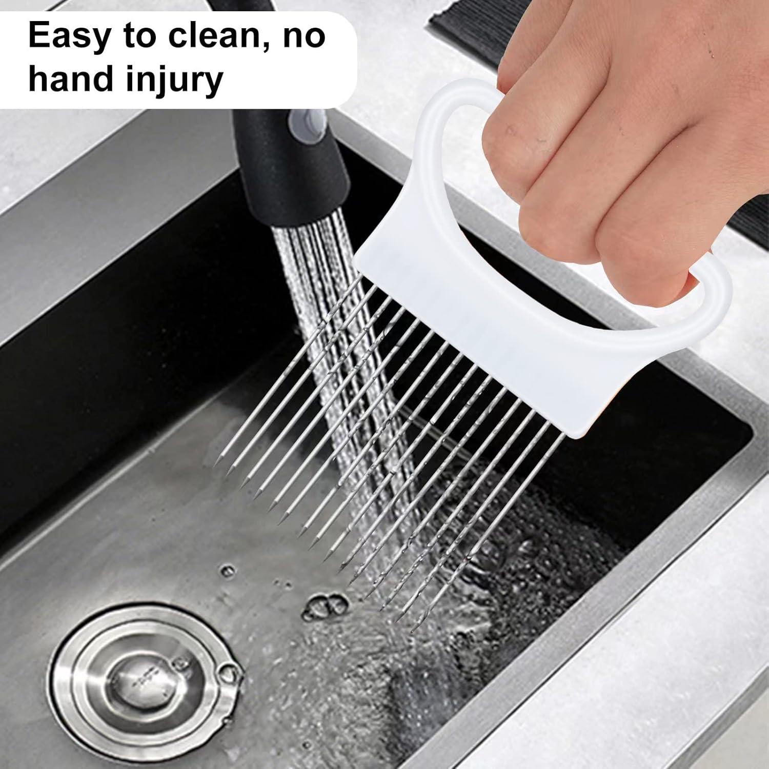 Soporte para Cebolla Ruooson 2 Pcs Acero Inoxidable Multifuncional