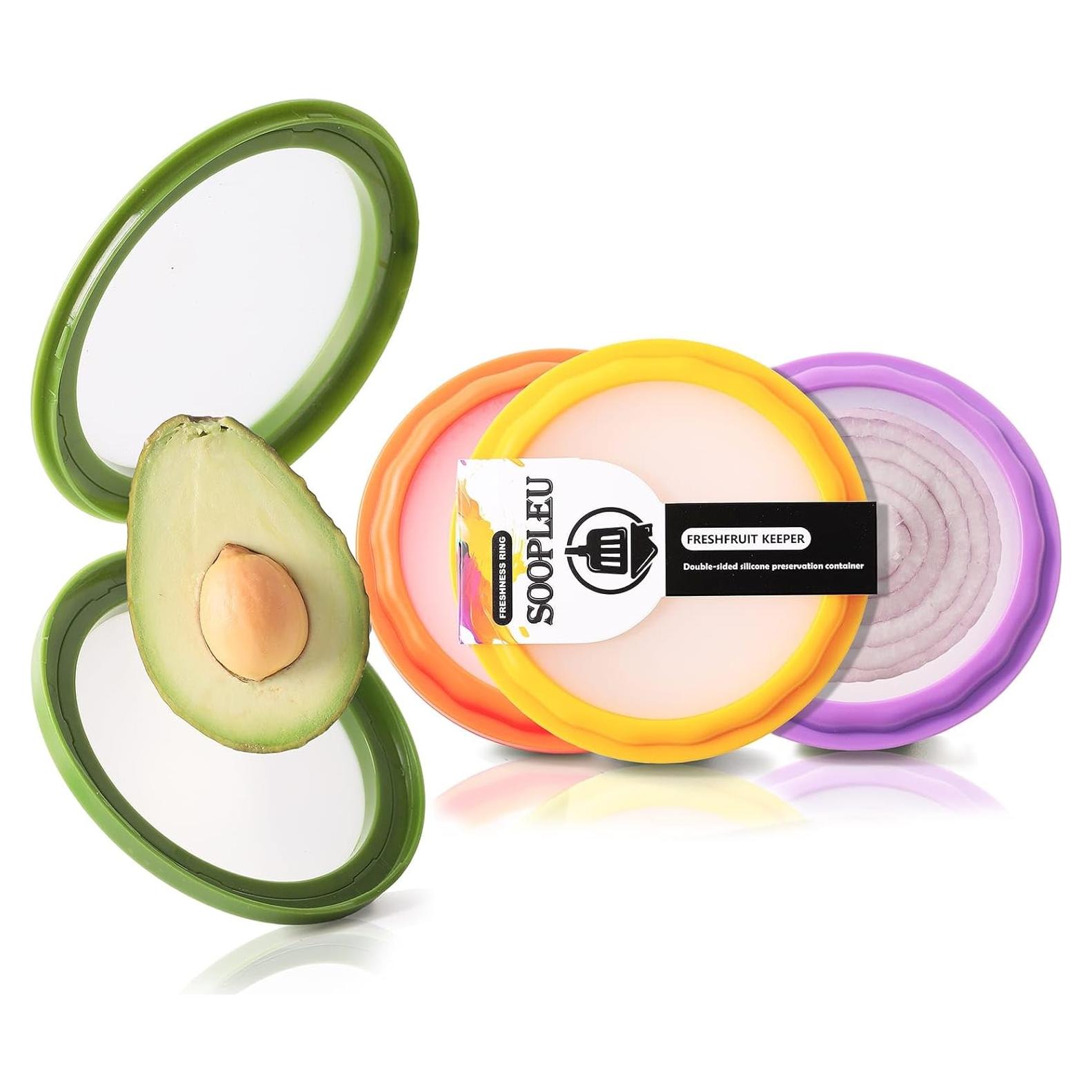 Set de 4 Contenedores de Almacenamiento SOOPLEU para Frutas