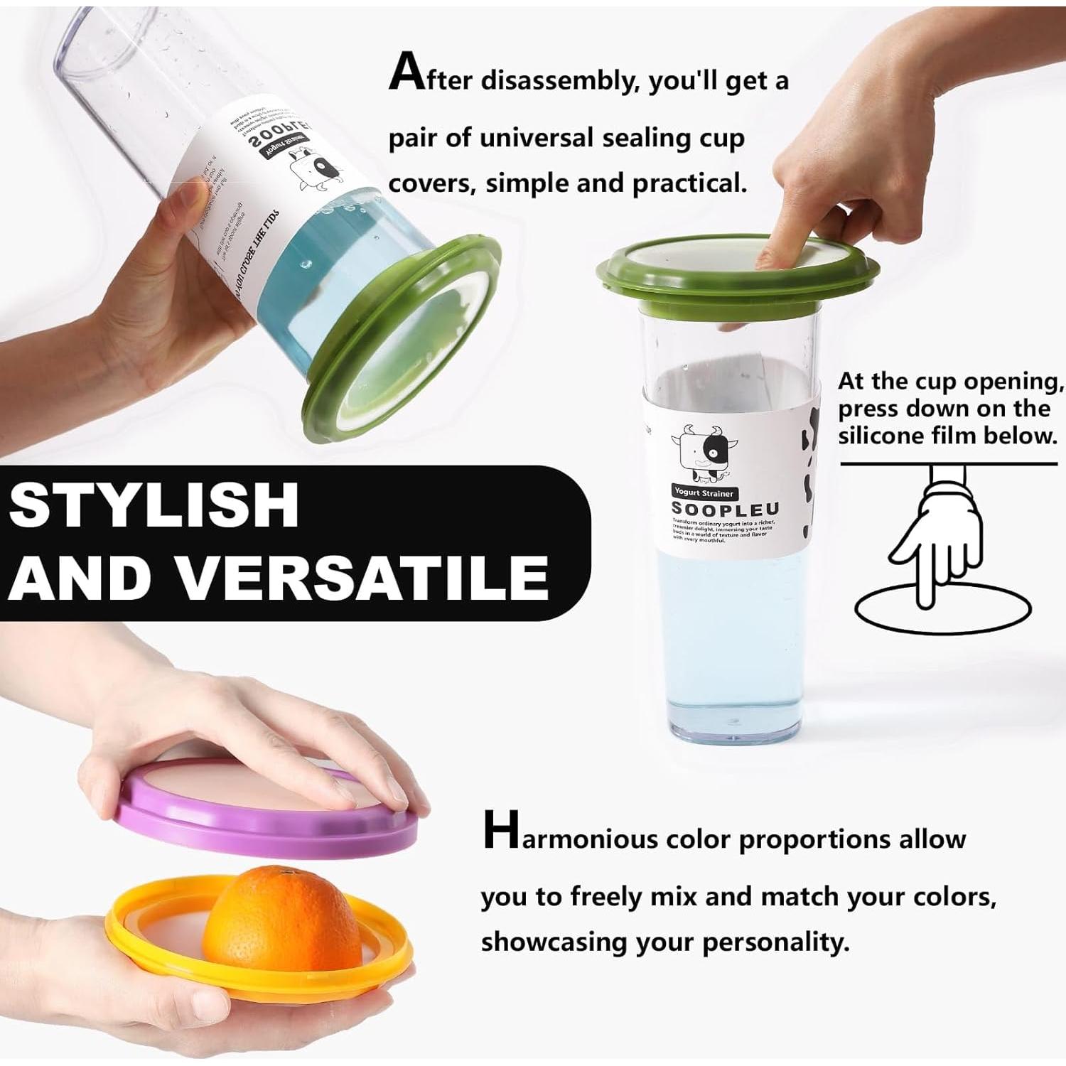 Set de 4 Contenedores de Almacenamiento SOOPLEU para Frutas