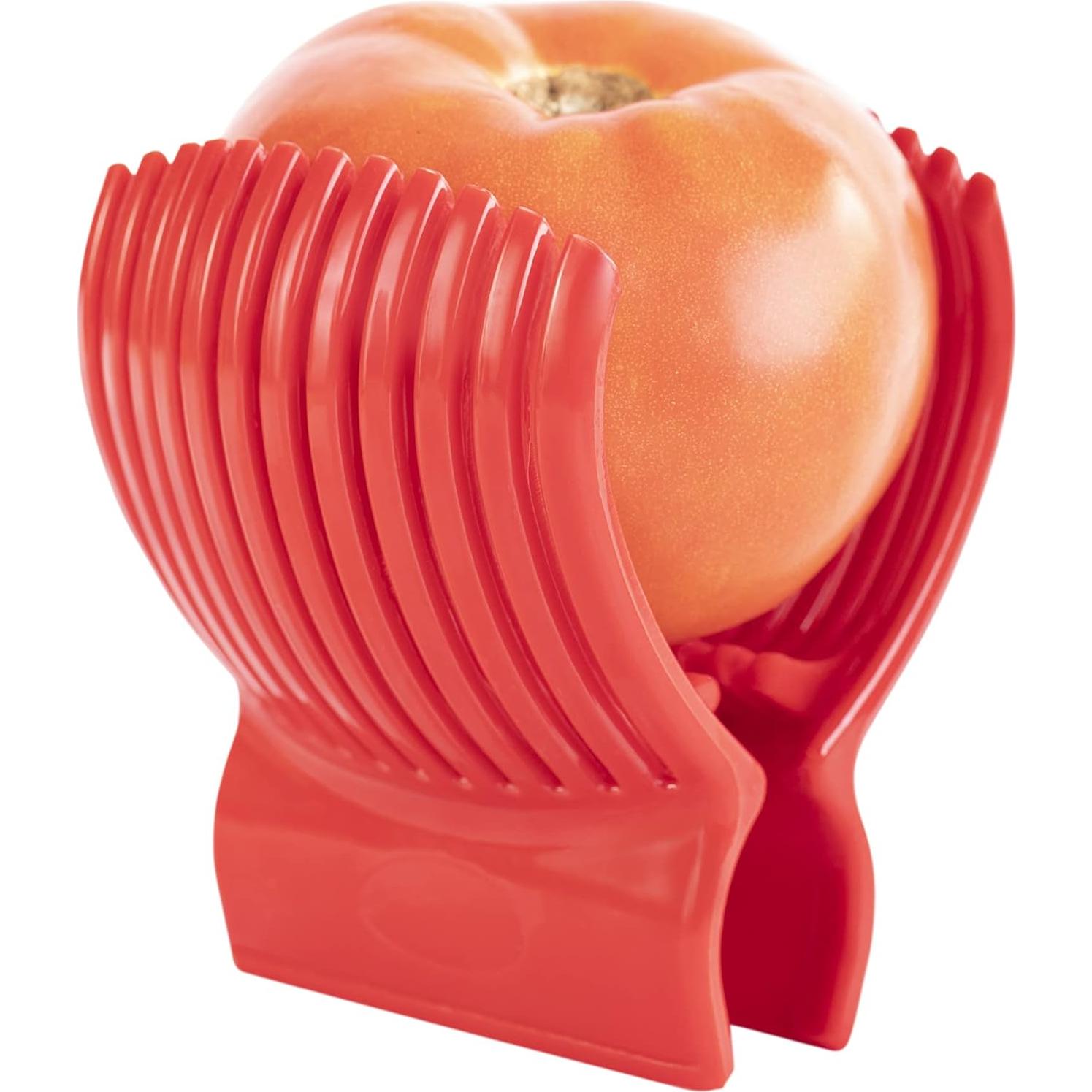 Kit Soporte para Cortar Tomates Cocina Brillante - 2 Piezas