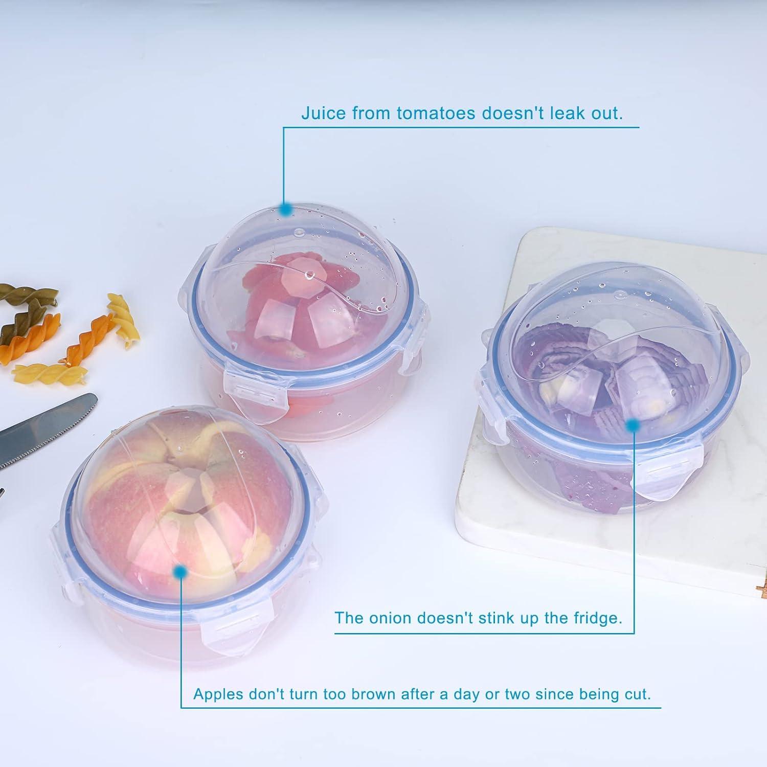 Contenedores de Almacenamiento JUXYES para Frutas y Verduras - 2 PCS