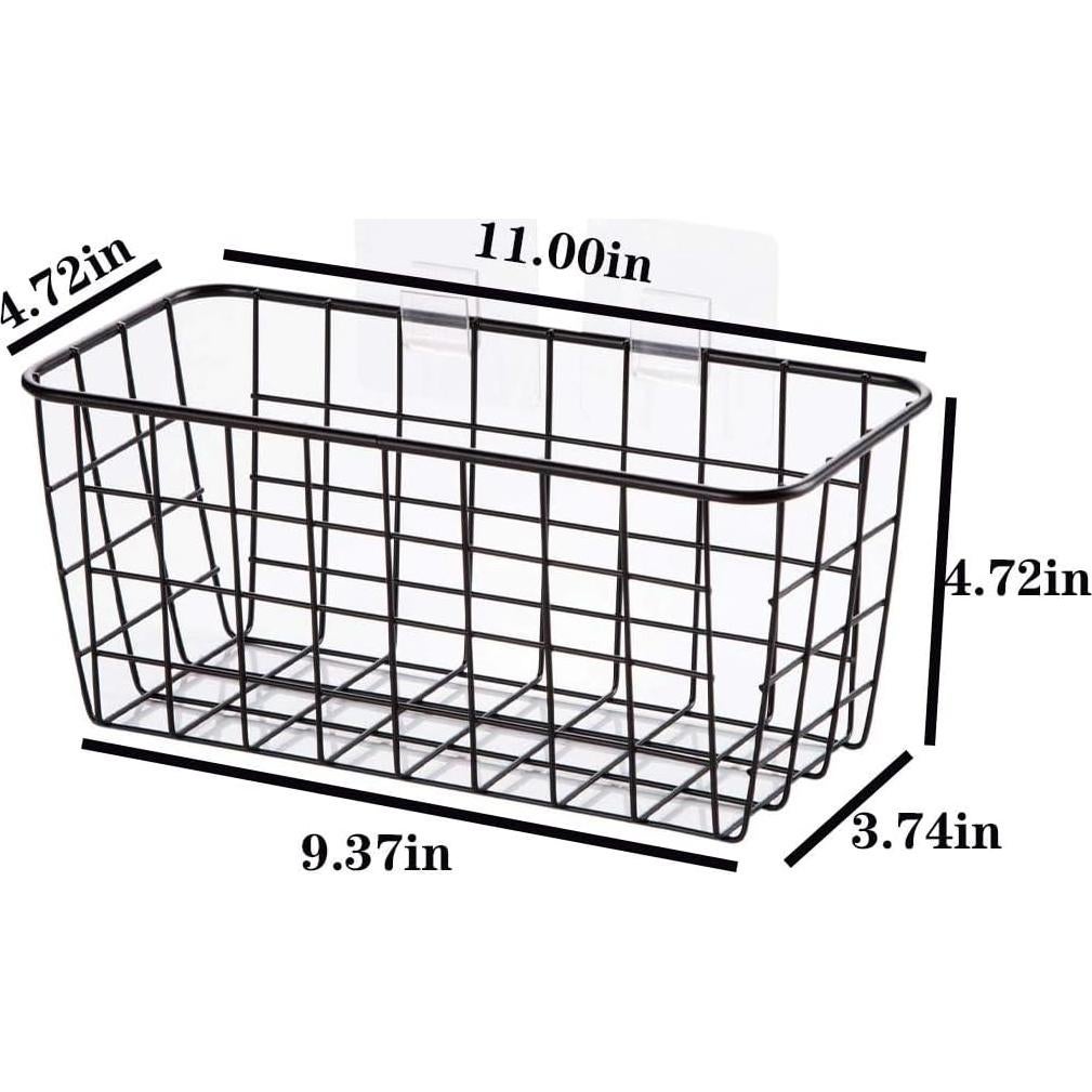 Organizador de Cestas Colgantes LeleCAT 2 Pack Negro