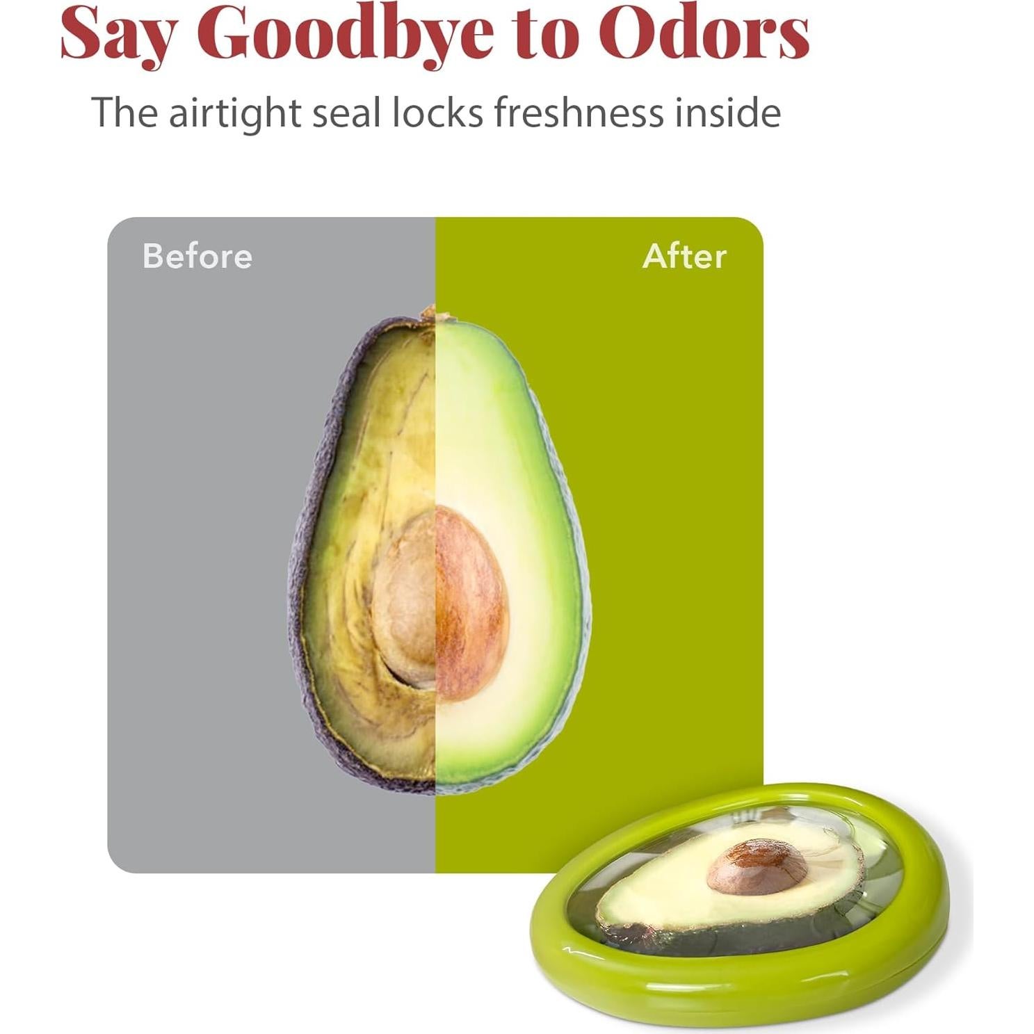 Juego de 4 Contenedores de Almacenamiento Double Wave - Antioxidante y Libre de BPA