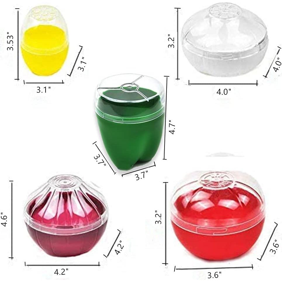 Contenedores de Almacenamiento para Frutas y Verduras OUKEYI 5 Piezas