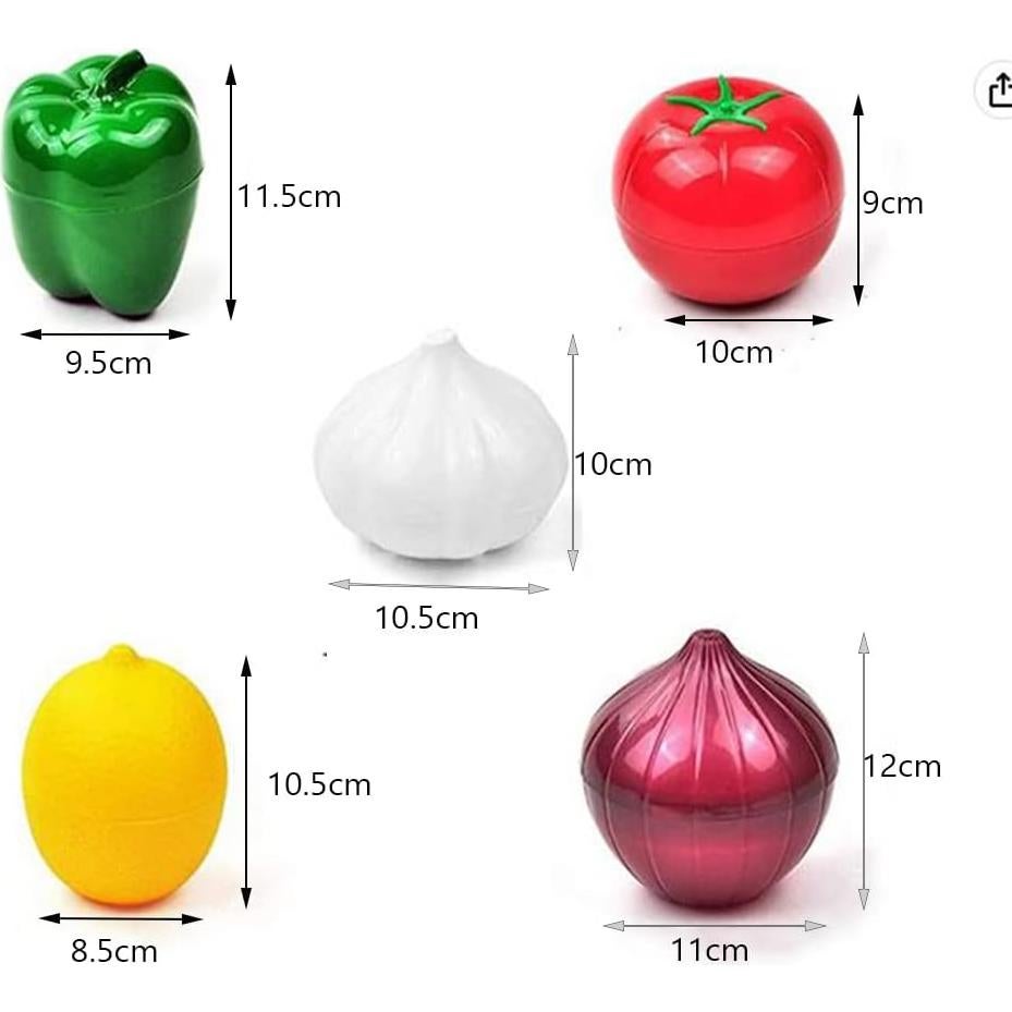 Juego de 5 Contenedores de Almacenamiento de Alimentos OUKEYI