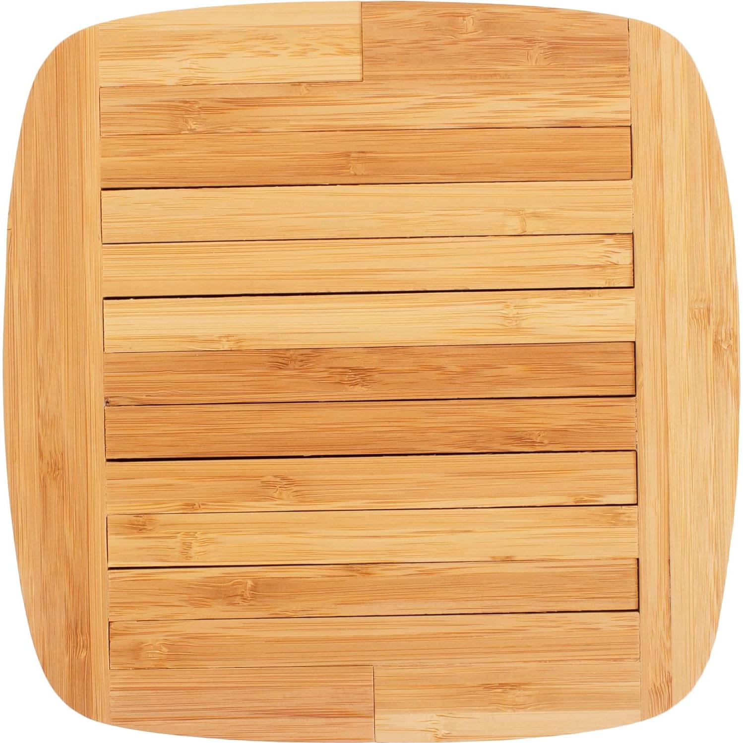 Trivet Expandible de Bambú Totally Bamboo 22.2x29.8 cm