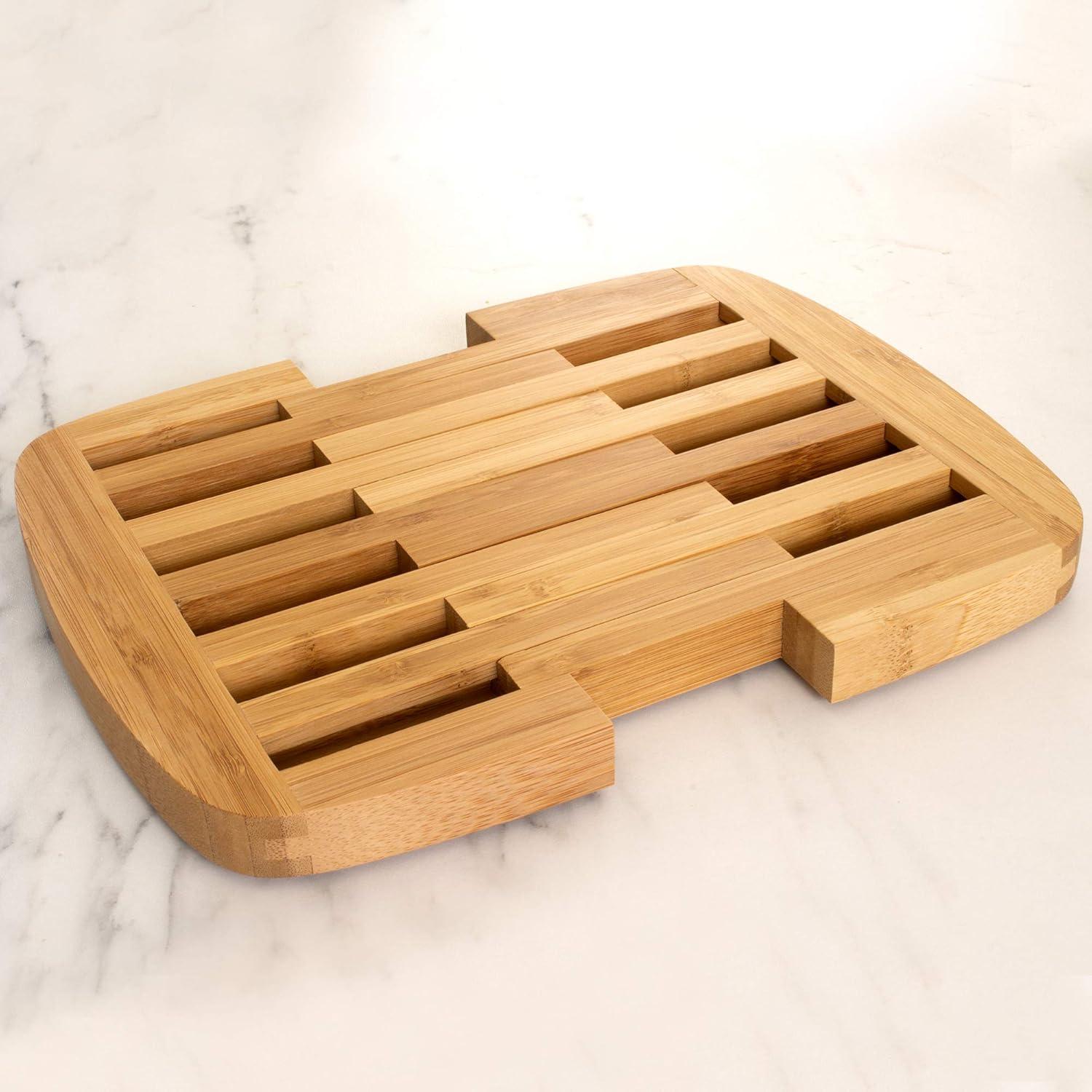 Trivet Expandible de Bambú Totally Bamboo 22.2x29.8 cm
