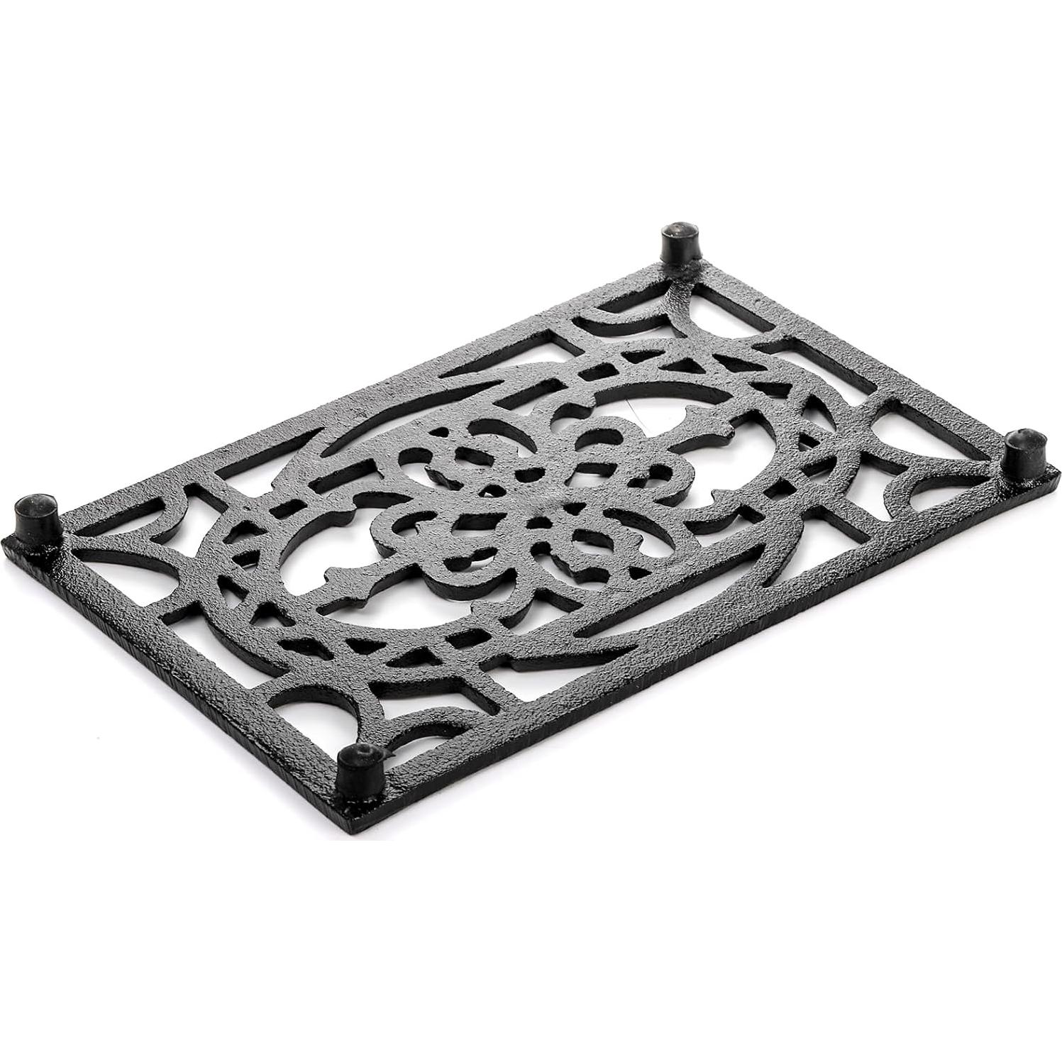 Trivet Rectangular de Hierro Fundido Fasmov 2 Piezas 23.9x15.7cm