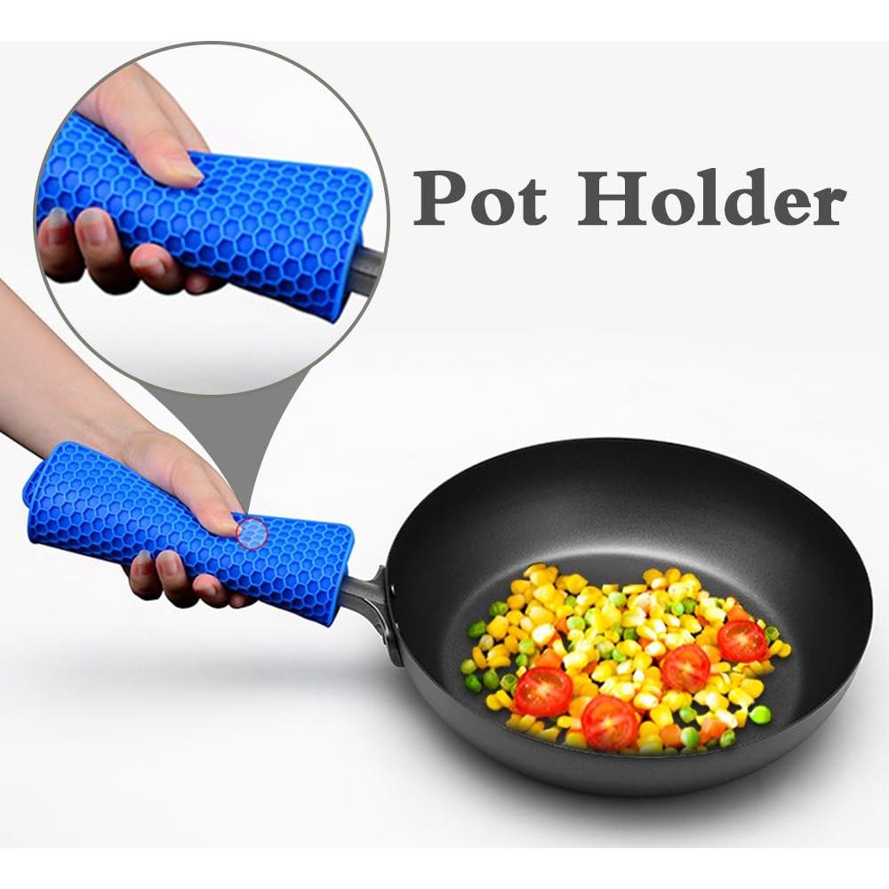 Tapetes de Silicona CAKETIME Set de 4 Antideslizantes Multicolor