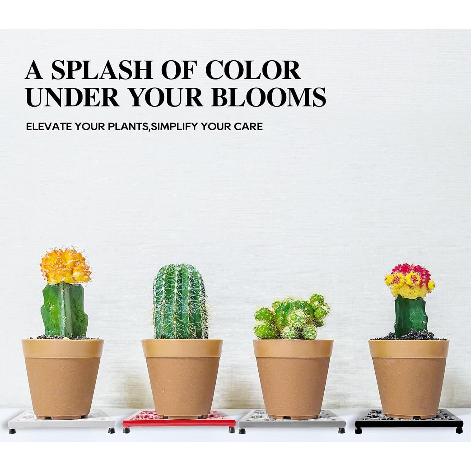 Trivet de Hierro Fundido JOGREFUL Cuadrado Gris 17.78 cm