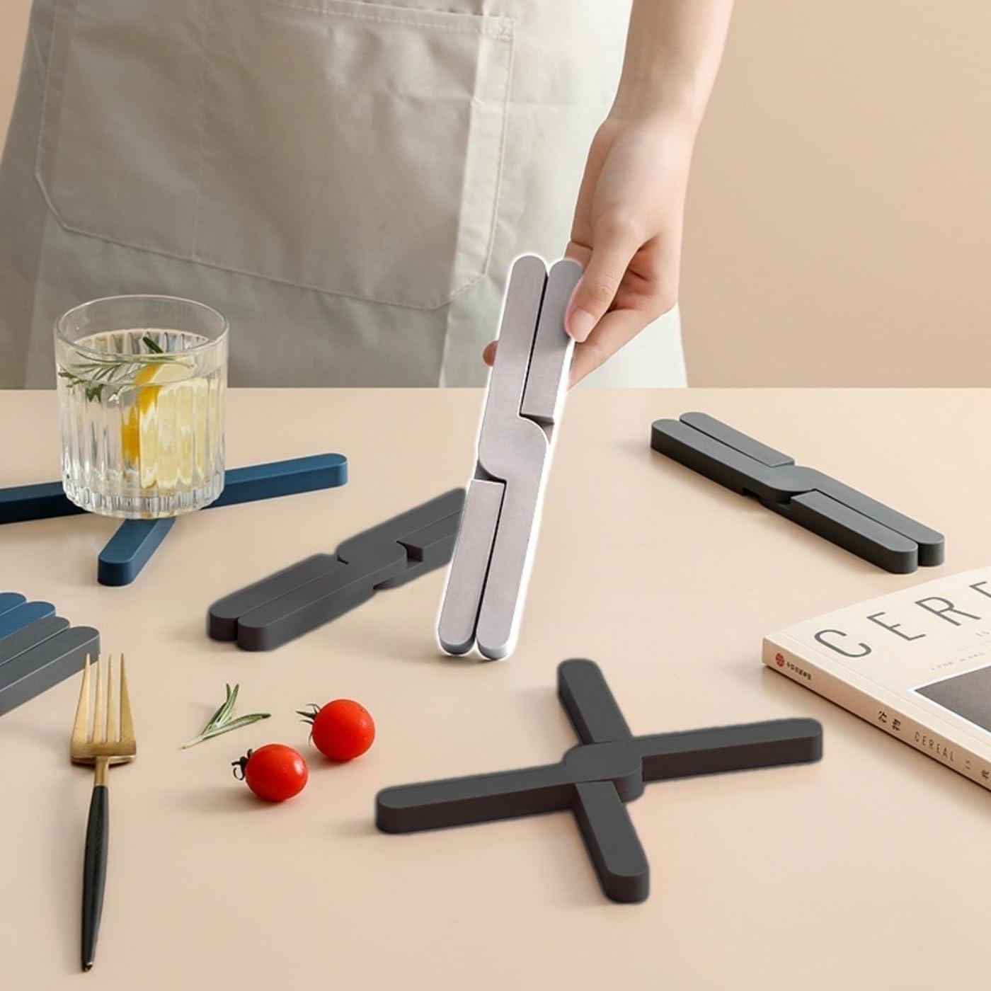 Juego de 3 Manteles de Silicona NISYOCIY Aislantes Calor