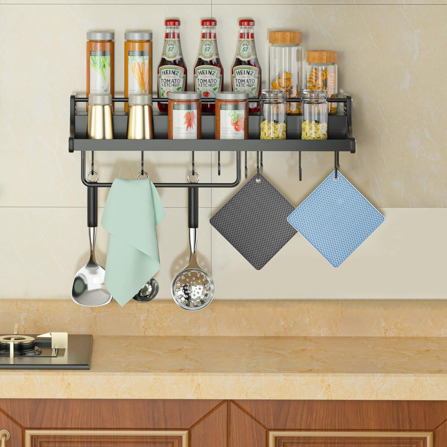 Trivetes de Silicona Smithcraft Juego de 4 Color Mezclado 18.5cm