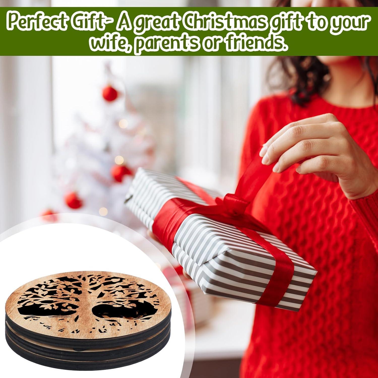 Juego de 3 Trivetes de Madera Beeveer 20.32 cm Redondos